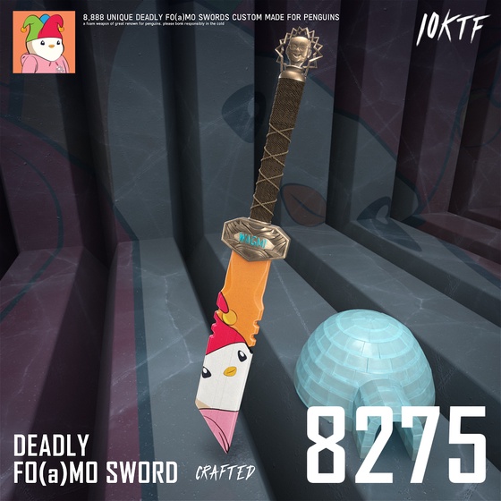 Pudgy Deadly FO(a)MO Sword #8275