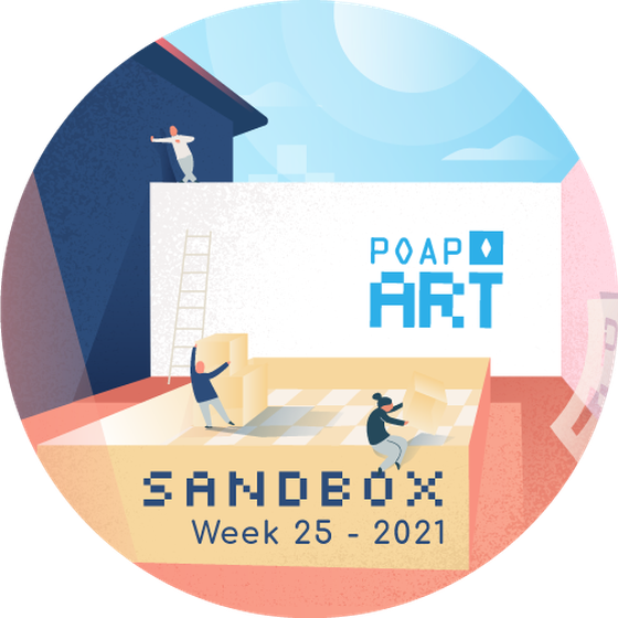 POAP.art Sandbox Weekly Canvas - Week 25 2021