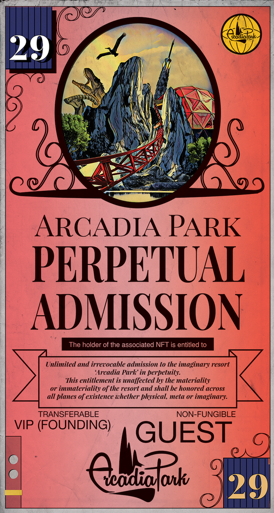 Arcadia Park Perpetual Admission Pass #29