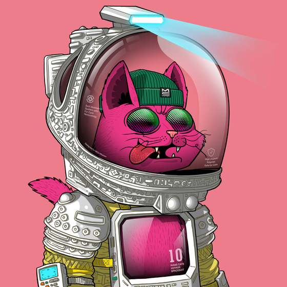 Mars Cat in Spacesuit #570