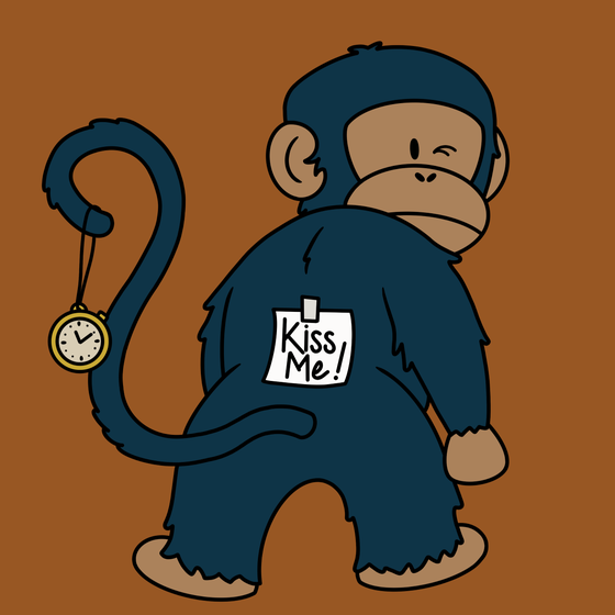 Kiss Me Monkey #1015