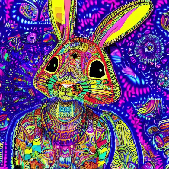 Psychedelic Rabbids #105