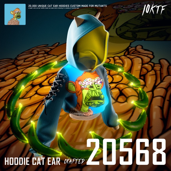 Mutant Cat Ear Hoodie #20568