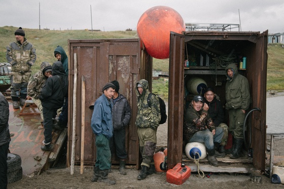 Rumors of Arctic Belonging - Lorino Container, Lorino Fishermen, Chukotka