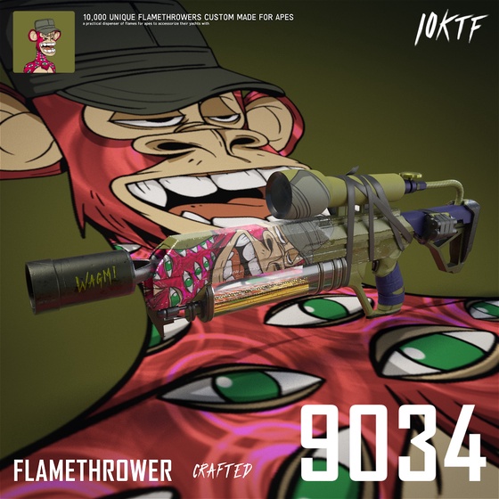 Ape Flamethrower #9034