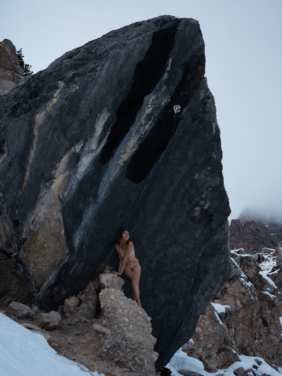 Standing at the stone