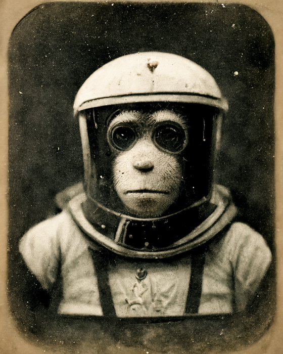 Vintage Space Monkey 3
