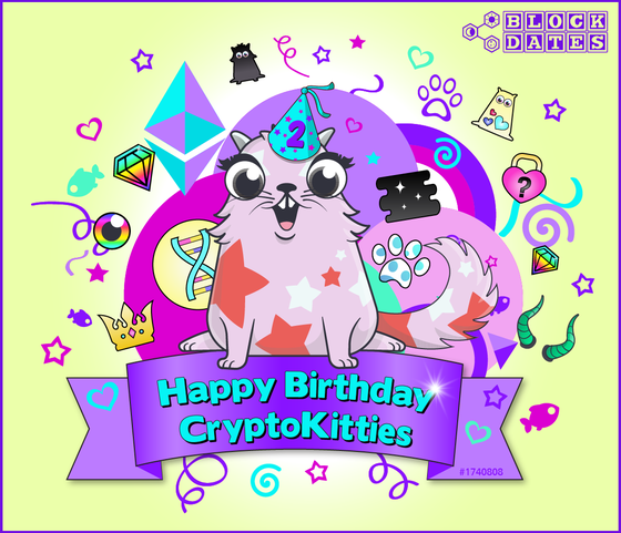 Happy Birthday CryptoKitties!