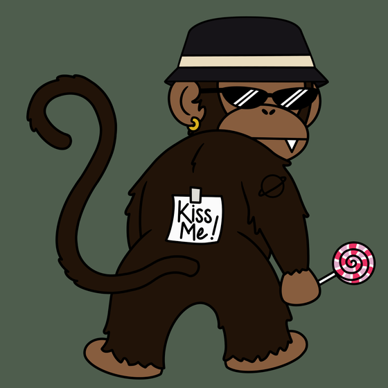 Kiss Me Monkey #1074