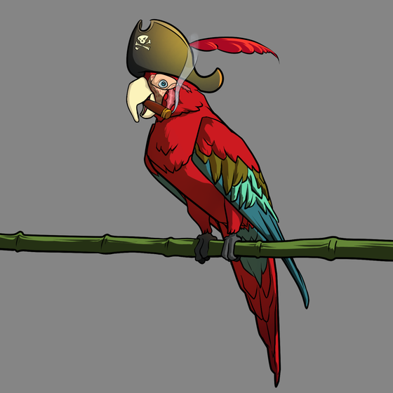 Proper Parrot Tree Club #5706