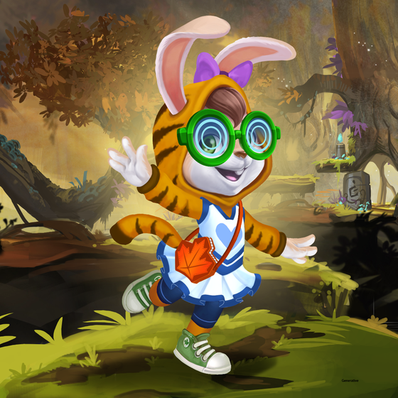 Maple the Tiger Bunny #4213