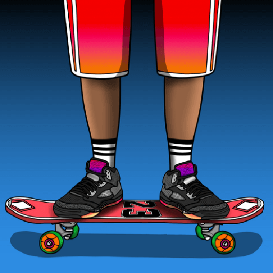 Number 23 Skateboard