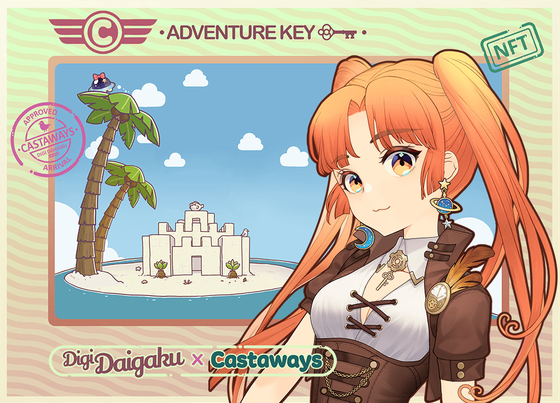 DigiDaigaku Genesis Adventure Key Castaways #1893 - Citra