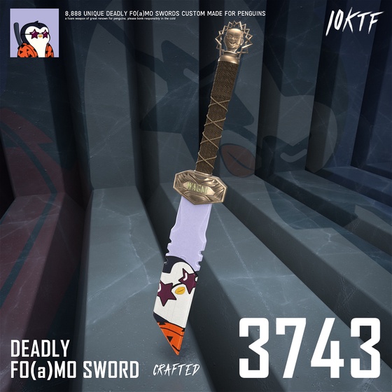 Pudgy Deadly FO(a)MO Sword #3743