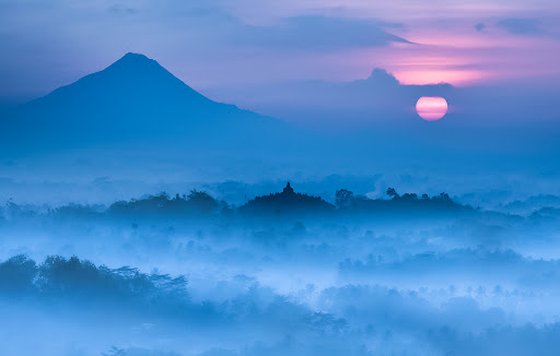 Temple Vs Volcano Vs Sun