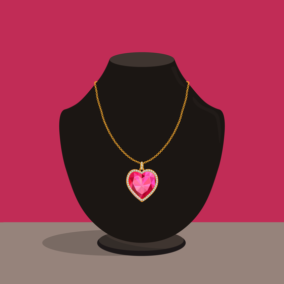 Ruby Necklace #168