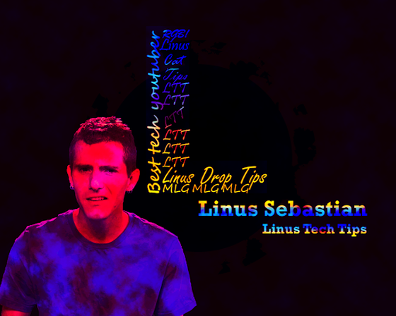 Confused Linus Sebastian Typography