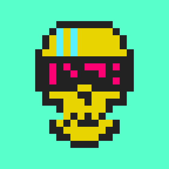 Cyber CryptoSkull #350