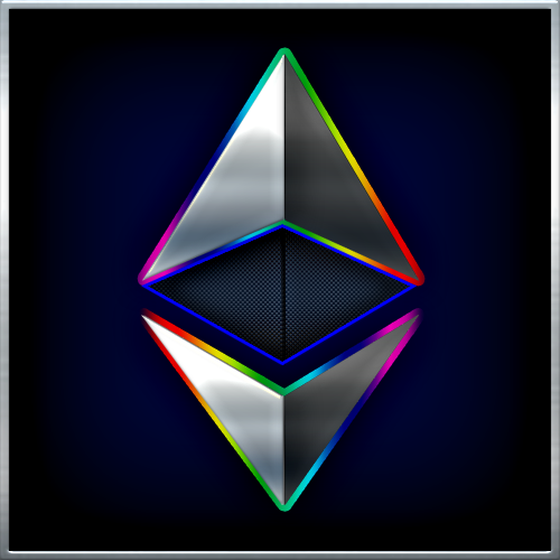 Ethereum Matrix Blue