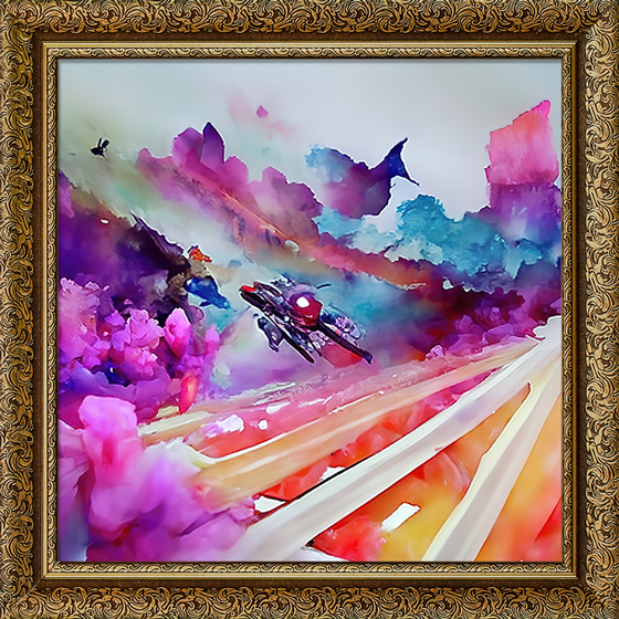 Rainbow aerobatics