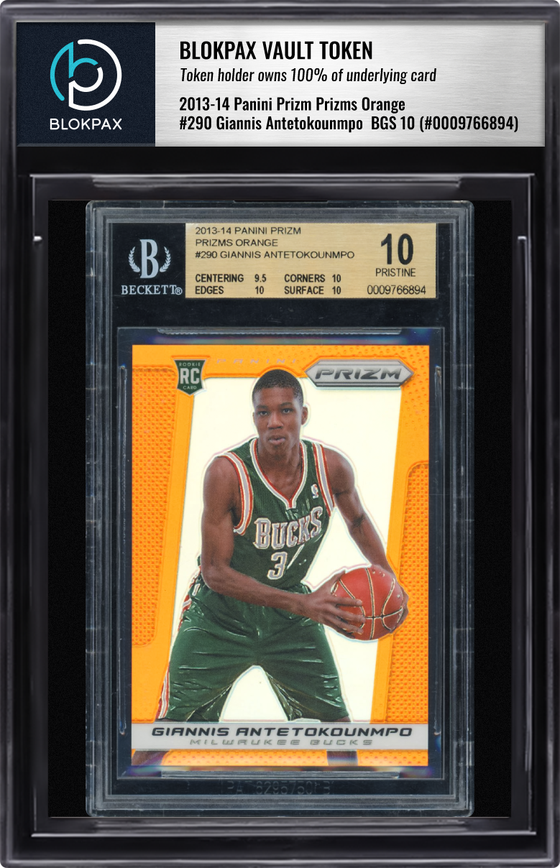 2013 Panini Giannis Antetokounmpo #290 - BGS 10 (Cert: 0009766894)