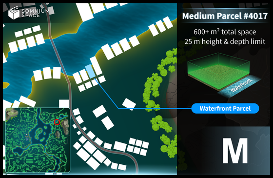 Medium #4017 (M) parcel in Somnium Space