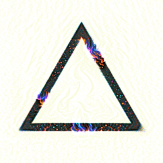 ABSTRACT FLAMES FIRE RUNE