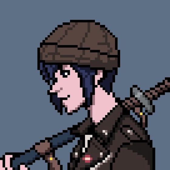 Pixel Azuki #916