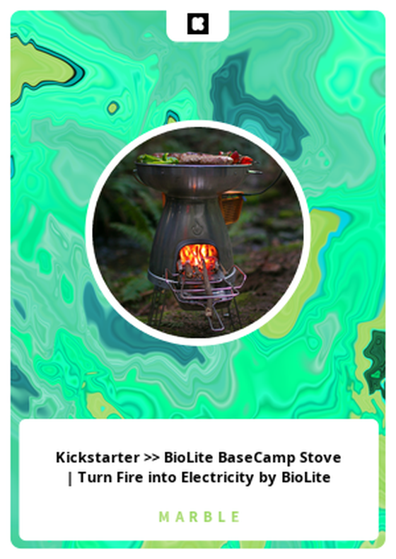 Kickstarter >> BioLite BaseCamp Stove | Turn Fire into Electricity by BioLite