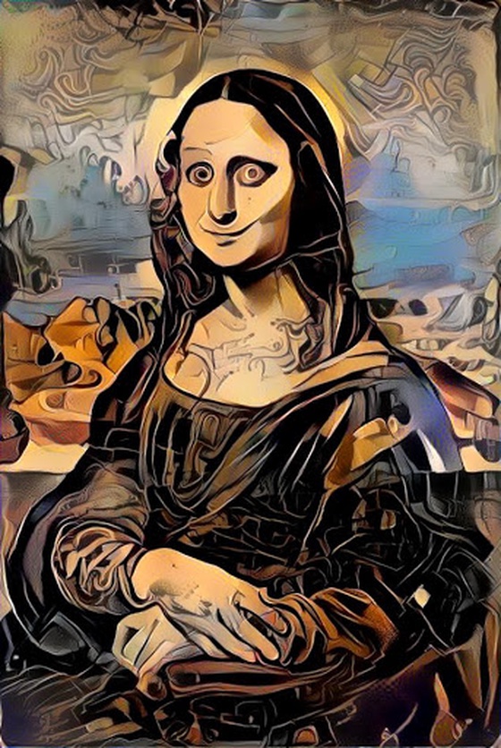 Wooden Mona Lisa