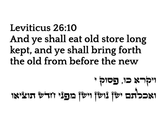 Leviticus 26:10