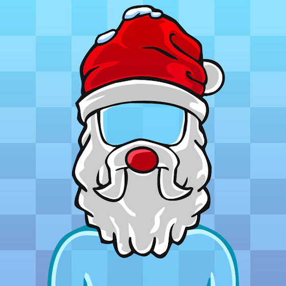 Red Santa Face