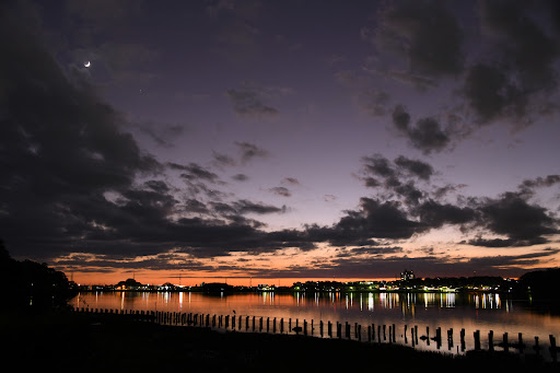 At dusk of Lake Sanaru