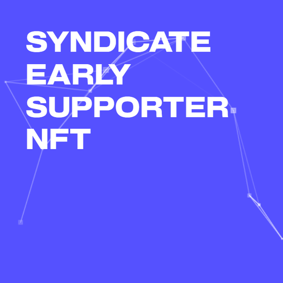 Syndicate early supporter NFT