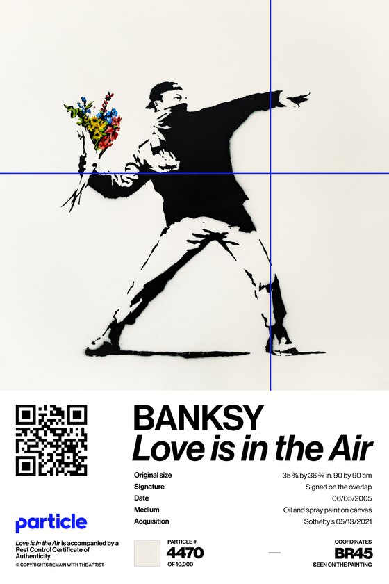 Banksy | Love Is In The Air #4470