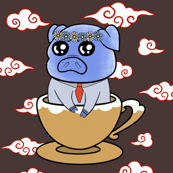 Lucky Teacup Piggy Club #826