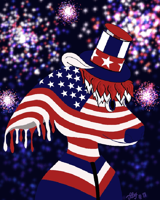 4th July Grass Doggo