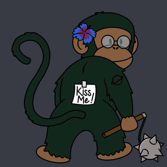 Kiss Me Monkey #1573