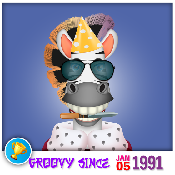 Zebra Birthday #3110