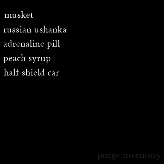 Purge Inventory #197