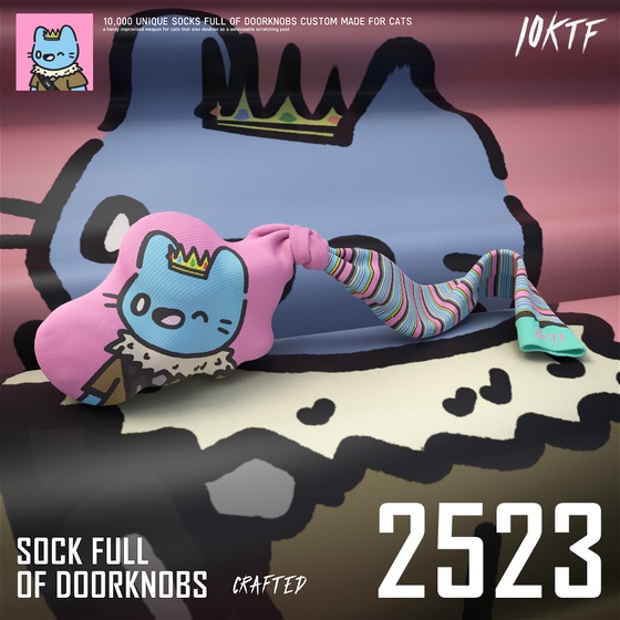 Cool Sock Full of Doorknobs #2523