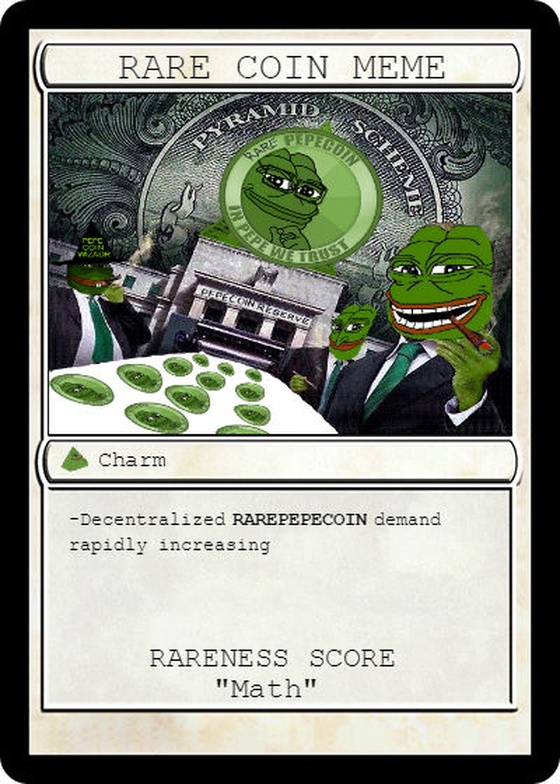 RARECOINMEME- Series 2, Card 42 (Only 30 issued)