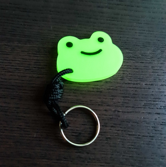 Green Frog Keychain Raffle