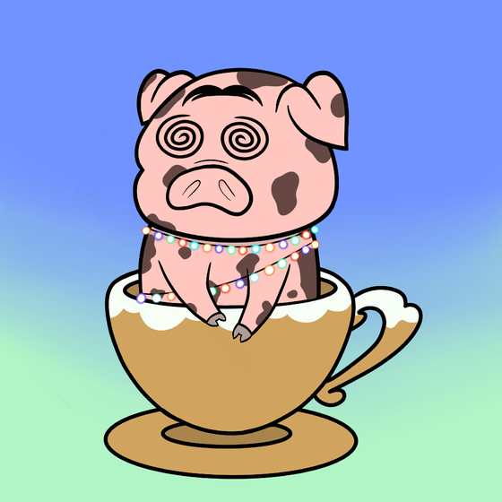 Lucky Teacup Piggy Club #1166