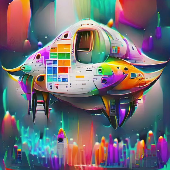 Artistic Spaceship #390