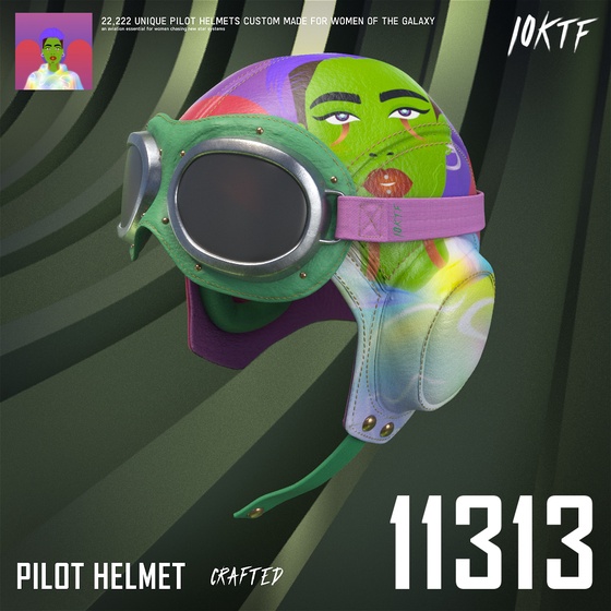 Galaxy Pilot Helmet #11313