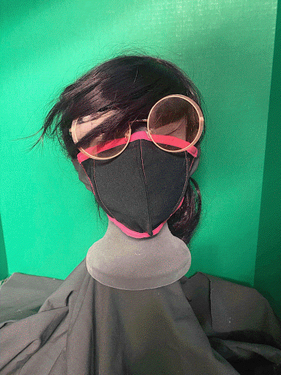 Moca Mask - Black & Pink  (Real World Item)