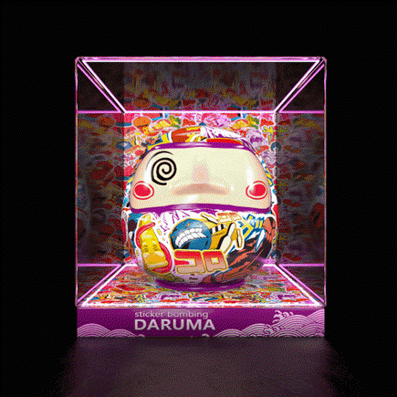 #02 | StickerBombing Daruma | series 01