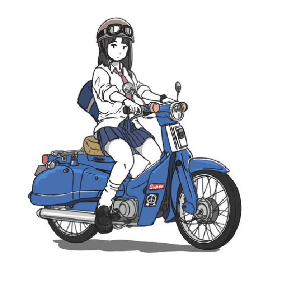 #014 Scooter Girl