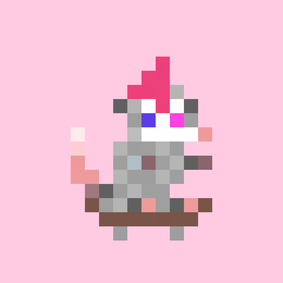 Tiny Punk Opossum #871